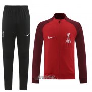 Tuta da Track Giacca Liverpool 2022-2023 Rosso