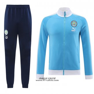 Tuta da Track Giacca Manchester City 2023-2024 Azzurro