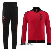 Tuta da Track Giacca Milan 2023-2024 Rosso