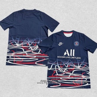 Maglia Allenamento Paris Saint-Germain 2022 Blu