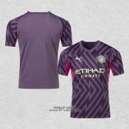 Maglia Manchester City Portiere 2023-2024 Purpura