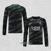 Maglia Paris Saint-Germain Portiere Manica Lunga 2023-2024 Nero