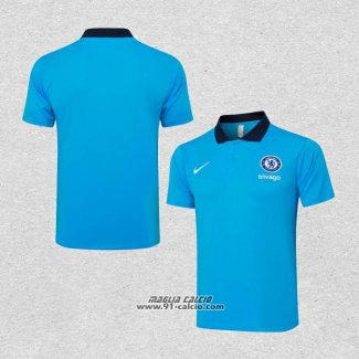 Maglia Polo Chelsea 2024-2025 Blu