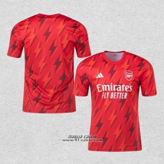 Maglia Prematch Arsenal 2023 Rosso