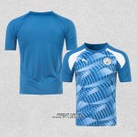 Maglia Prematch Manchester City 2023 Blu