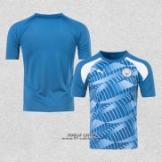 Maglia Prematch Manchester City 2023 Blu