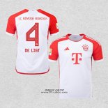 Prima Maglia Bayern Monaco Giocatore De Ligt 2023-2024