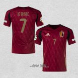 Prima Maglia Belgio Giocatore De Bruyne 2024