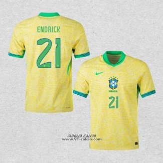 Prima Maglia Brasile Giocatore Endrick 2024