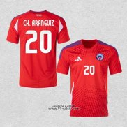 Prima Maglia Cile Giocatore Ch.Aranguiz 2024