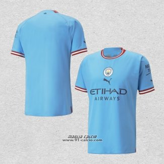 Prima Maglia Manchester City Authentic 2022-2023