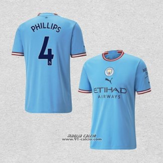 Prima Maglia Manchester City Giocatore Phillips 2022-2023