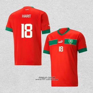 Prima Maglia Marocco Giocatore Harit 2022