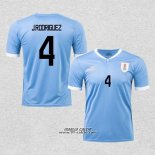 Prima Maglia Uruguay Giocatore J.Rodriguez 2022