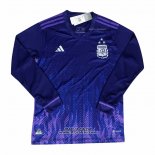 Seconda Maglia Argentina 3 Estrellas Manica Lunga 2022