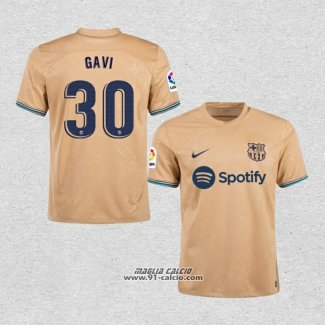 Seconda Maglia Barcellona Giocatore Gavi 2022-2023