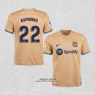 Seconda Maglia Barcellona Giocatore Raphinha 2022-2023