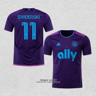 Seconda Maglia Charlotte FC Giocatore Swiderski 2023-2024