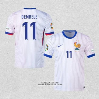 Seconda Maglia Francia Giocatore Dembele 2024