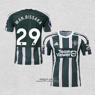 Seconda Maglia Manchester United Giocatore Wan-Bissaka 2023-2024