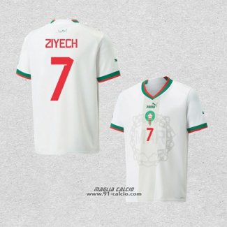 Seconda Maglia Marocco Giocatore Ziyech 2022