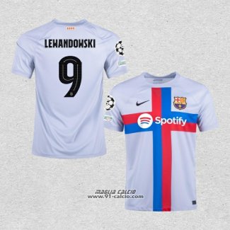 Terza Maglia Barcellona Giocatore Lewandowski 2022-2023