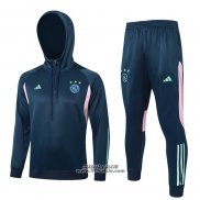 Tuta da Track Felpa Ajax Bambino 2023-2024 Blu