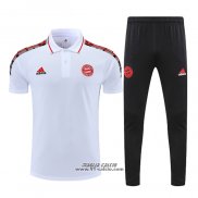 Conjunto Polo Bayern Monaco 2022-2023 Bianco