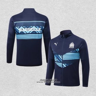 Giacca Olympique Marsiglia 2022-2023 Blu Scuro