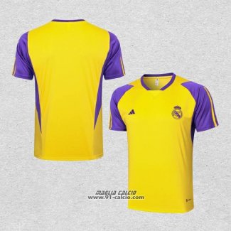 Maglia Allenamento Real Madrid 2024-2025 Giallo