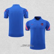 Maglia Polo Atletico Madrid 2022-2023 Blu