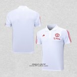 Maglia Polo Manchester United 2023-2024 Bianco