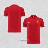 Maglia Polo Manchester United 2023-2024 Rosso