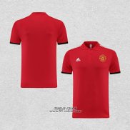 Maglia Polo Manchester United 2023-2024 Rosso