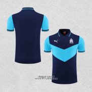 Maglia Polo Olympique Marsiglia 2022-2023 Blu Navy