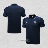 Maglia Polo Paris Saint-Germain 2022-2023 Blu Navy