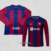 Prima Maglia Barcellona Manica Lunga 2023-2024