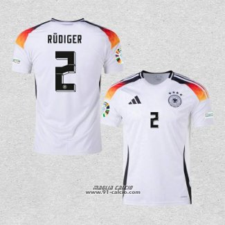 Prima Maglia Germania Giocatore Rudiger 2024