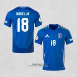 Prima Maglia Italia Giocatore Barella 2024-2025