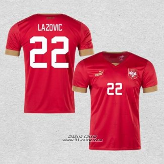 Prima Maglia Serbia Giocatore Lazovic 2022