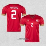 Prima Maglia Serbia Giocatore Pavlovic 2022