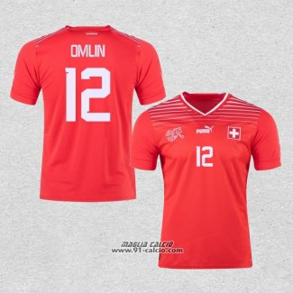 Prima Maglia Svizzera Giocatore Omlin 2022