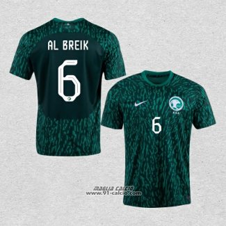 Seconda Maglia Arabia Saudita Giocatore Al-Breik 2022
