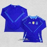 Seconda Maglia Argentina Manica Lunga 2024