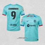 Terza Maglia Barcellona Giocatore Lewandowski 2023-2024