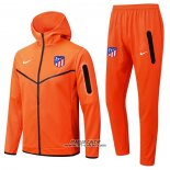 Tuta con Cappuccio Atletico Madrid 2022-2023 Arancione