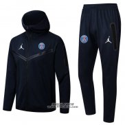 Tuta con Cappuccio Paris Saint-Germain 2022-2023 Blu