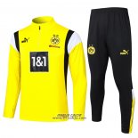 Tuta da Track Felpa Borussia Dortmund 2023-2024 Giallo