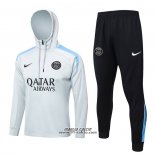 Tuta da Track Felpa Paris Saint-Germain 2024-2025 Grigio