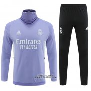 Tuta da Track Felpa Real Madrid 2022 Purpura